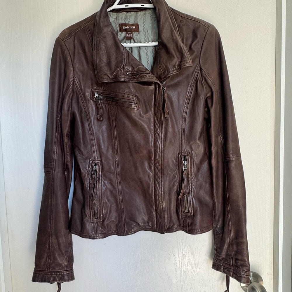 Danier Brown Leather Jacket